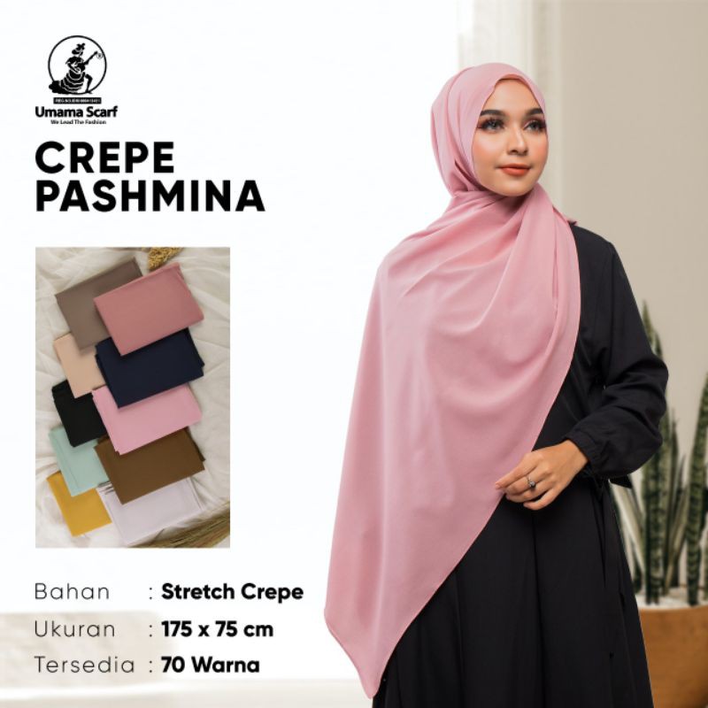 TERLARIS Grosir Isi 10 pcs Pasmina Crepe Umama Pamina diamond crepe umama JILBAB HIJAB MURAH