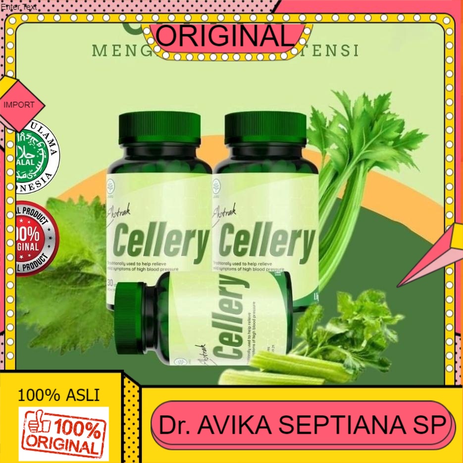

100% ASLI ORIGINAL CELLERY Obat Darah Tinggi CELLERY Herbal CELLERY Obat Hipertensi (BISA COD) CELLERY ORI O