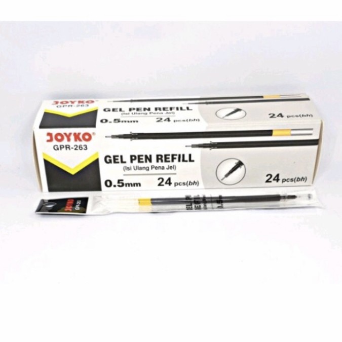 

Mantap Refill Pulpen Gel Joyko/Pen Joyko Gpr 267-Hitam, Gpr 263 Trendi