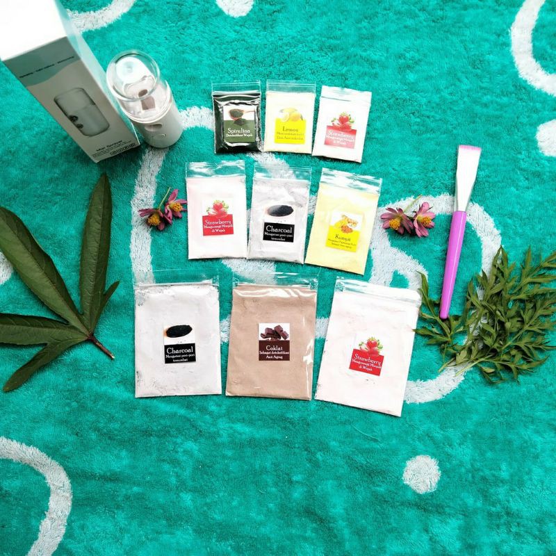 Masker Organik 10gr / Masker Wajah 10gr / Masker Alami