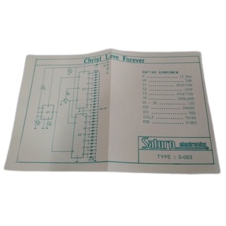 PCB Christ Love Led S-053