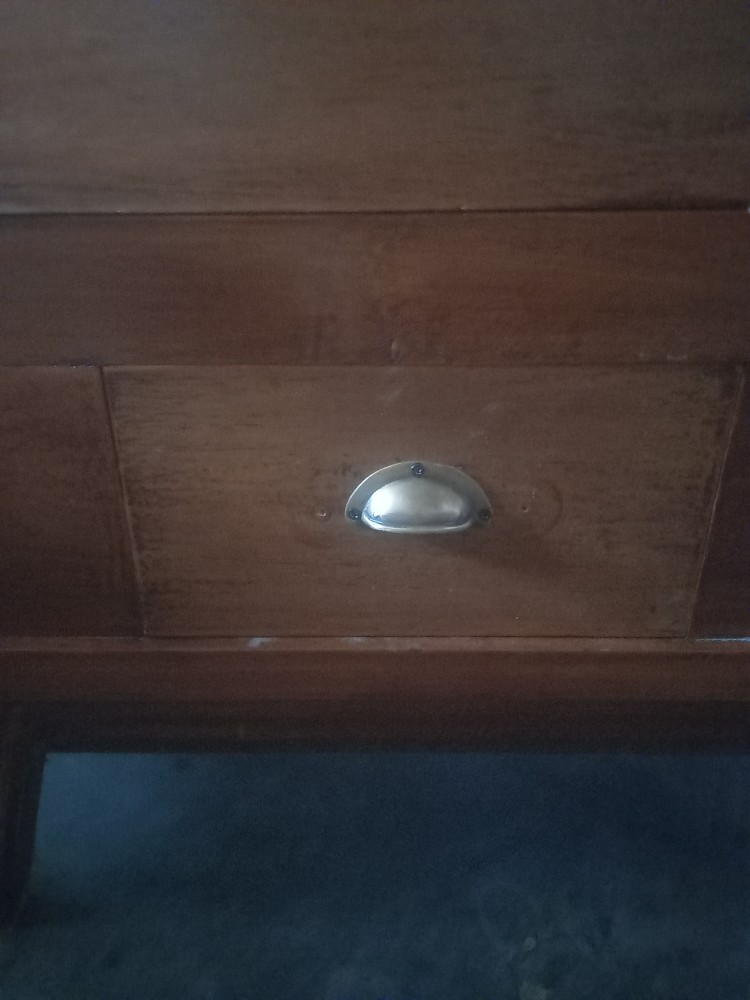 Furniture Kuningan Handle Pegangan Tarikan Knob Pintu Lemari Laci Bifet Jendela Antik Klasik Vintage