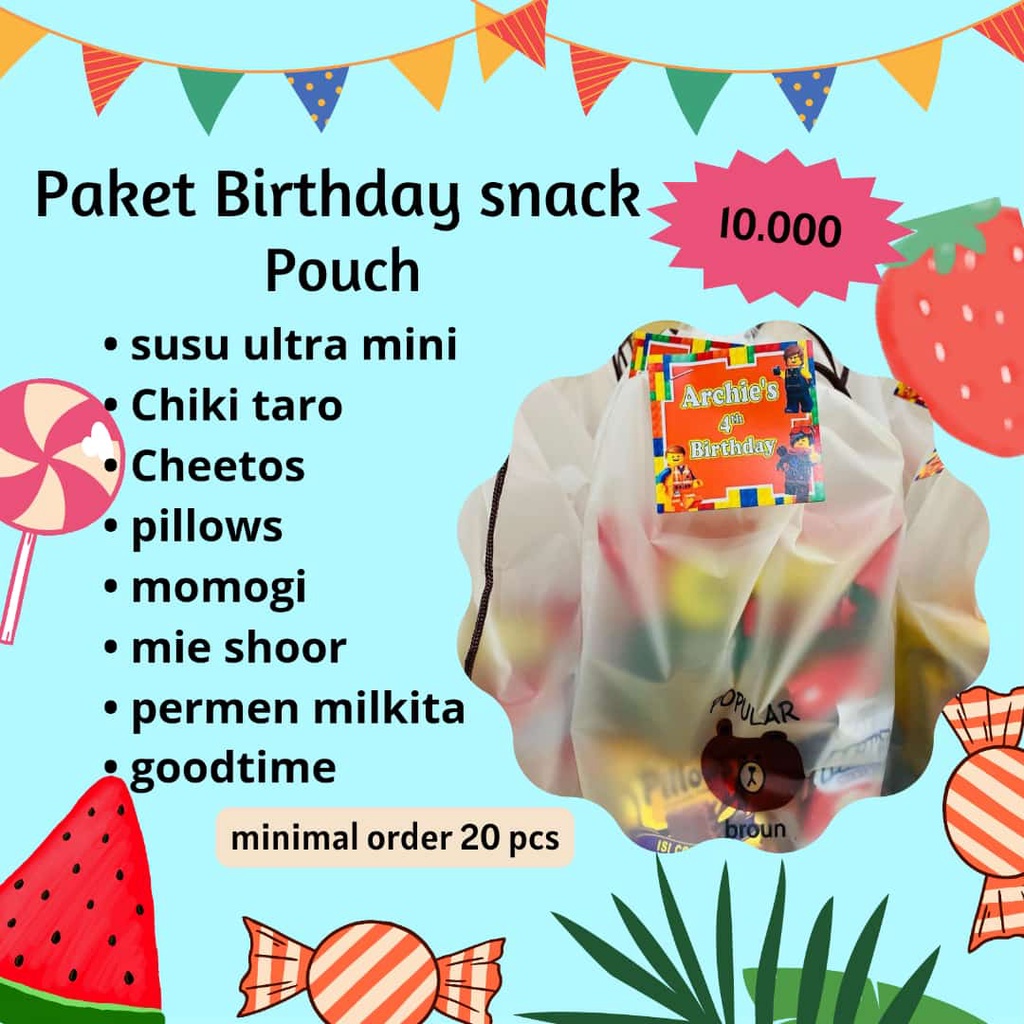 

PAKET BINGKISAN ULANG TAHUN POUCH TAS SERUT