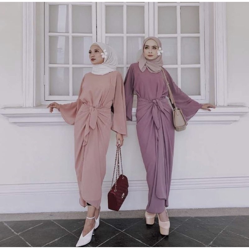 Zéa - Ronna - Dress Kaftan Ikat Bridesmaid Lebaran Kondangan