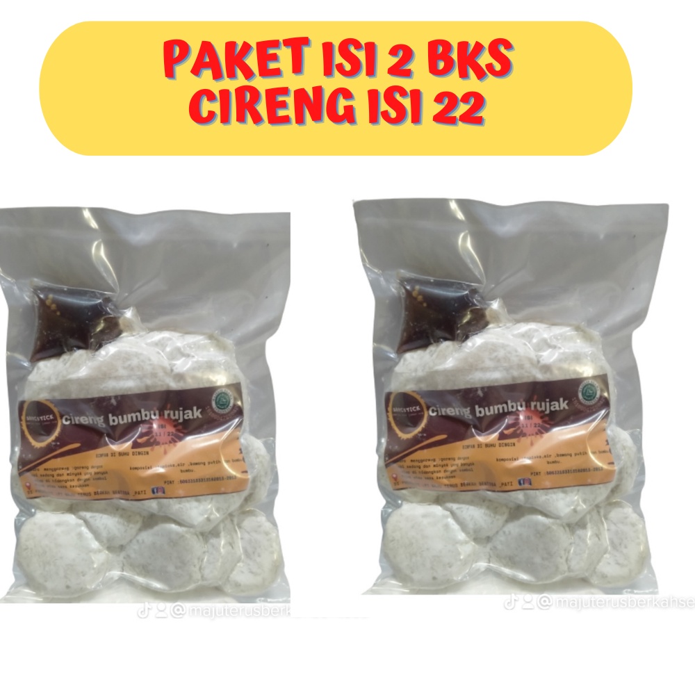 

SANGSTICK Cireng bumbu rujak isi 22 [paket 2 bks]