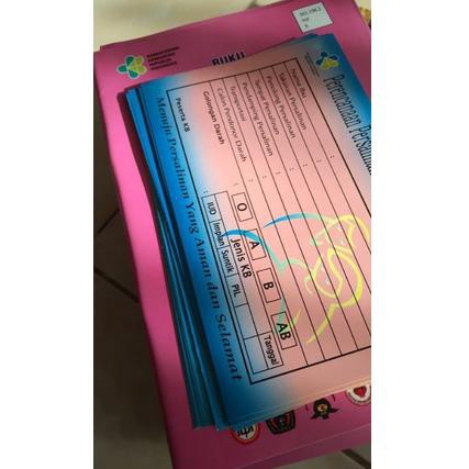 [KODE BARANG 34J] buku KIA 2019 versi lama buku pink buku hamil buku dokter