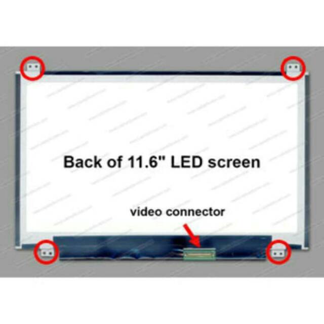 LED LCD Layar Laptop Notebook Acer Aspire 722 725 756 V5-131 V5-131 V5-123 V5-121 AOD756