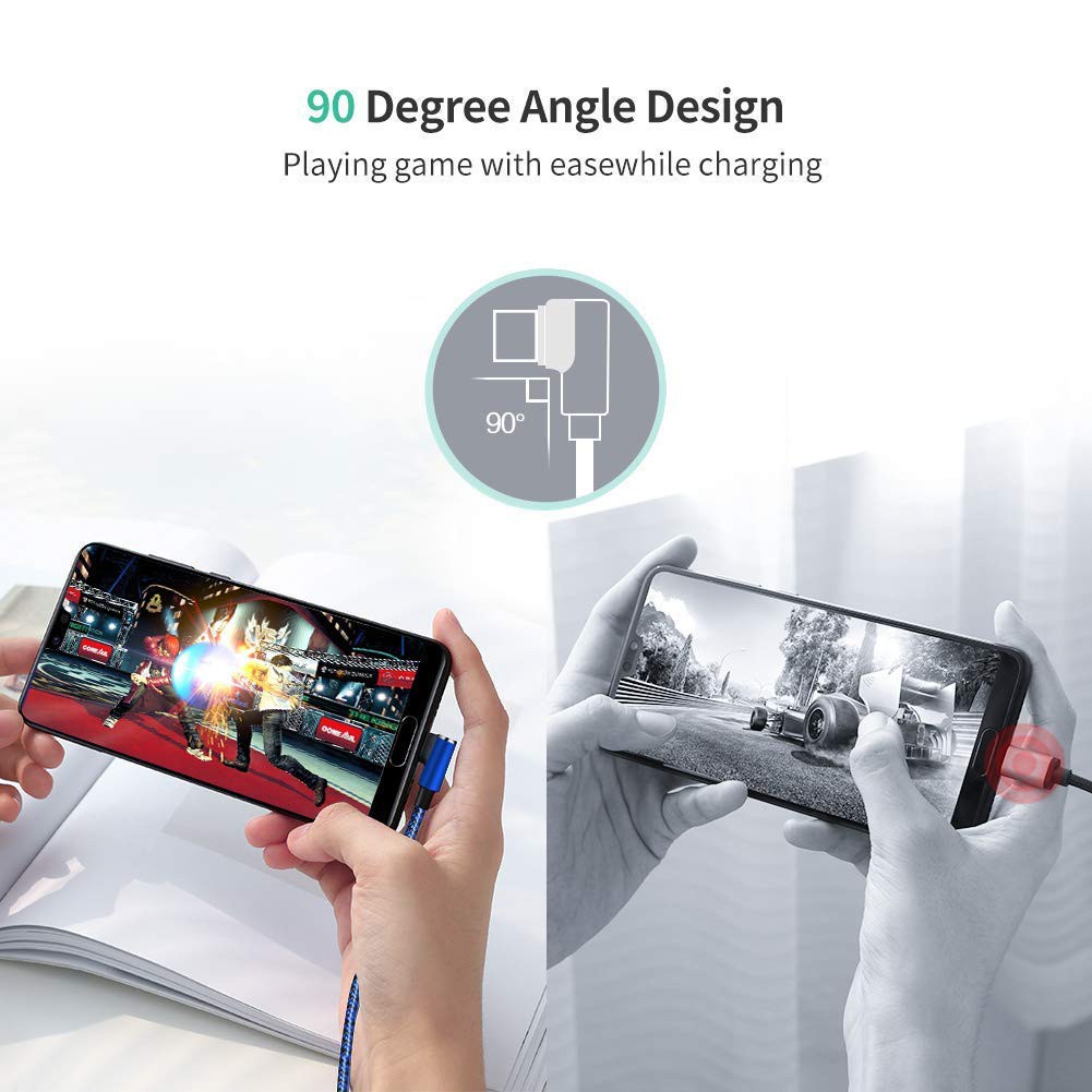 GAMING Kabel data L Fast Charging Iphone lightning Android Type C Micro USB 1 Meter kabel cas android Iphone