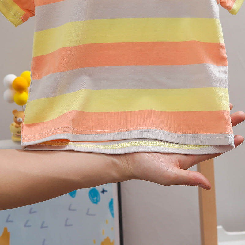 KF Cat Baju Setelan Jumpsuits Anak Import  Atasan Kaos Celana Kodok Termurah 1-4thn Kartun Lucu-7