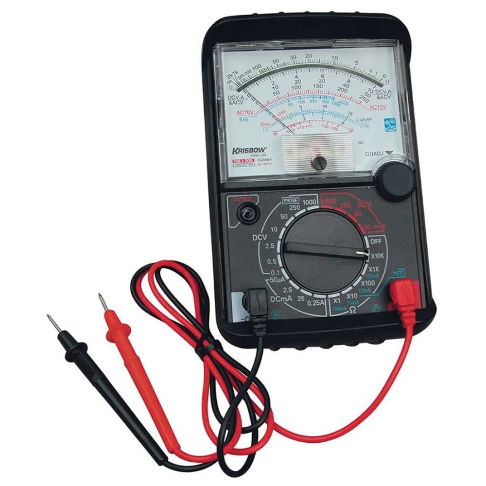 Jual Multimeter Analog Besar Avometer Krisbow Kw Indonesia Shopee Indonesia