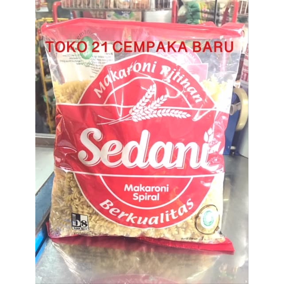 

MAKARONI SEDANI SPIRAL 1 KG | Makroni Macaroni Spiral Rebus Mentah 1KG