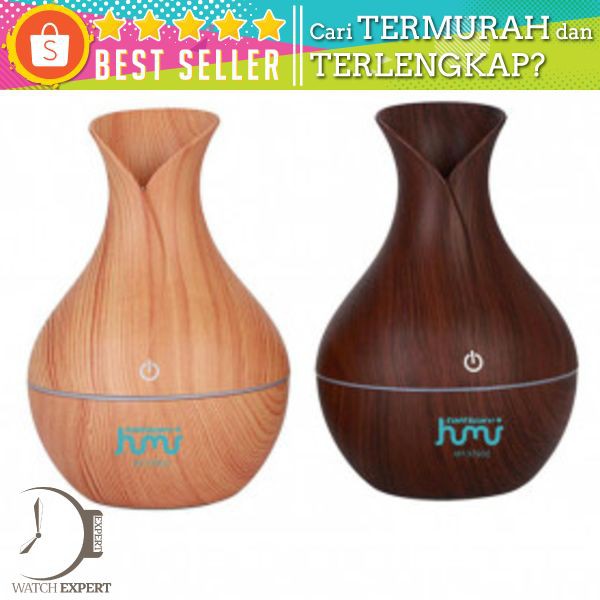 Taffware Ultrasonic Humidifier Aroma Essential Oil Diffuser 130ml - HUMI M137902 - Wooden