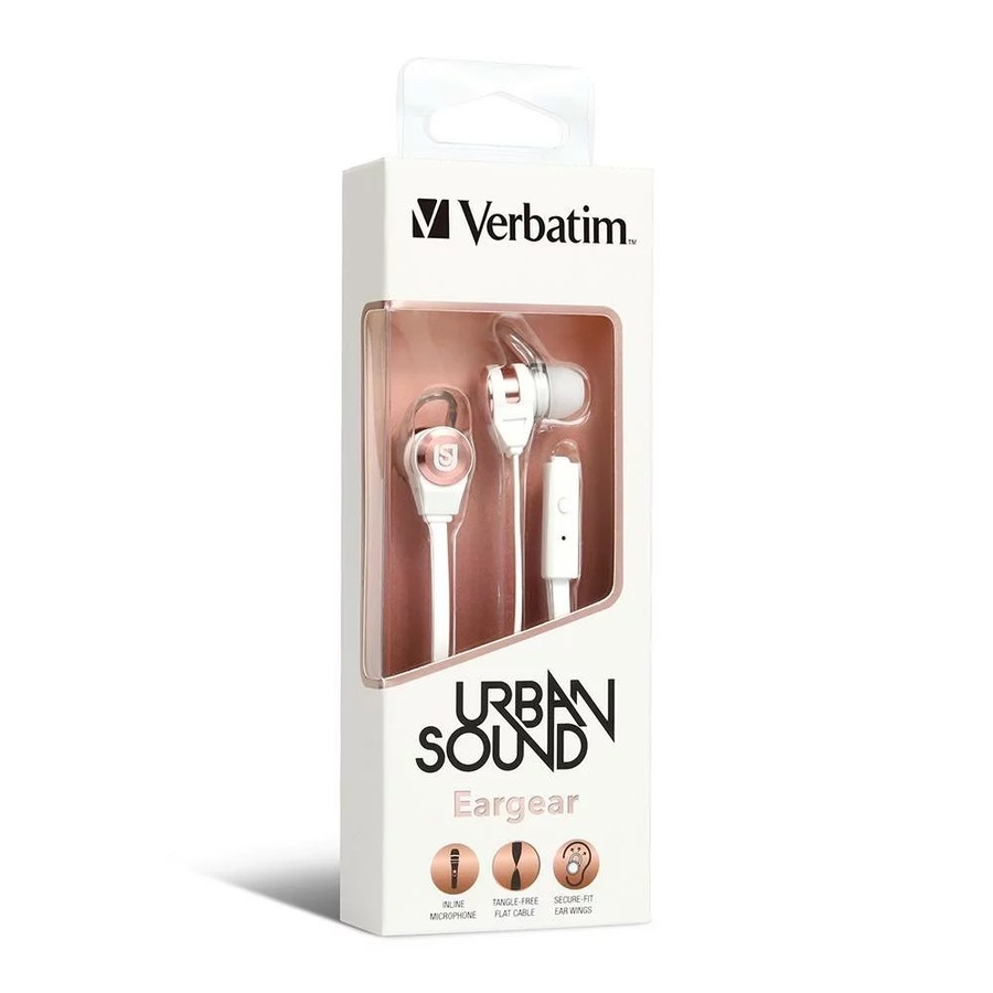 Headset Verbatim Urban Sound - Verbatim In Ear Headphone with Mic