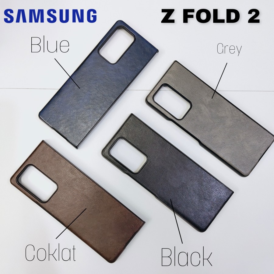 Leather Case Samsung Galaxy Z Fold 2 Goospery Bluemoon leather