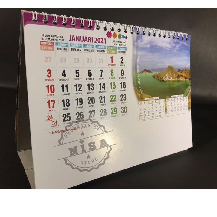 

TERMURAH!!! KALENDER MEJA KECE 2021