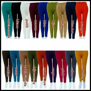 Legging Kaos  Rayon Soft Ukuran  Standar  Shopee Indonesia 