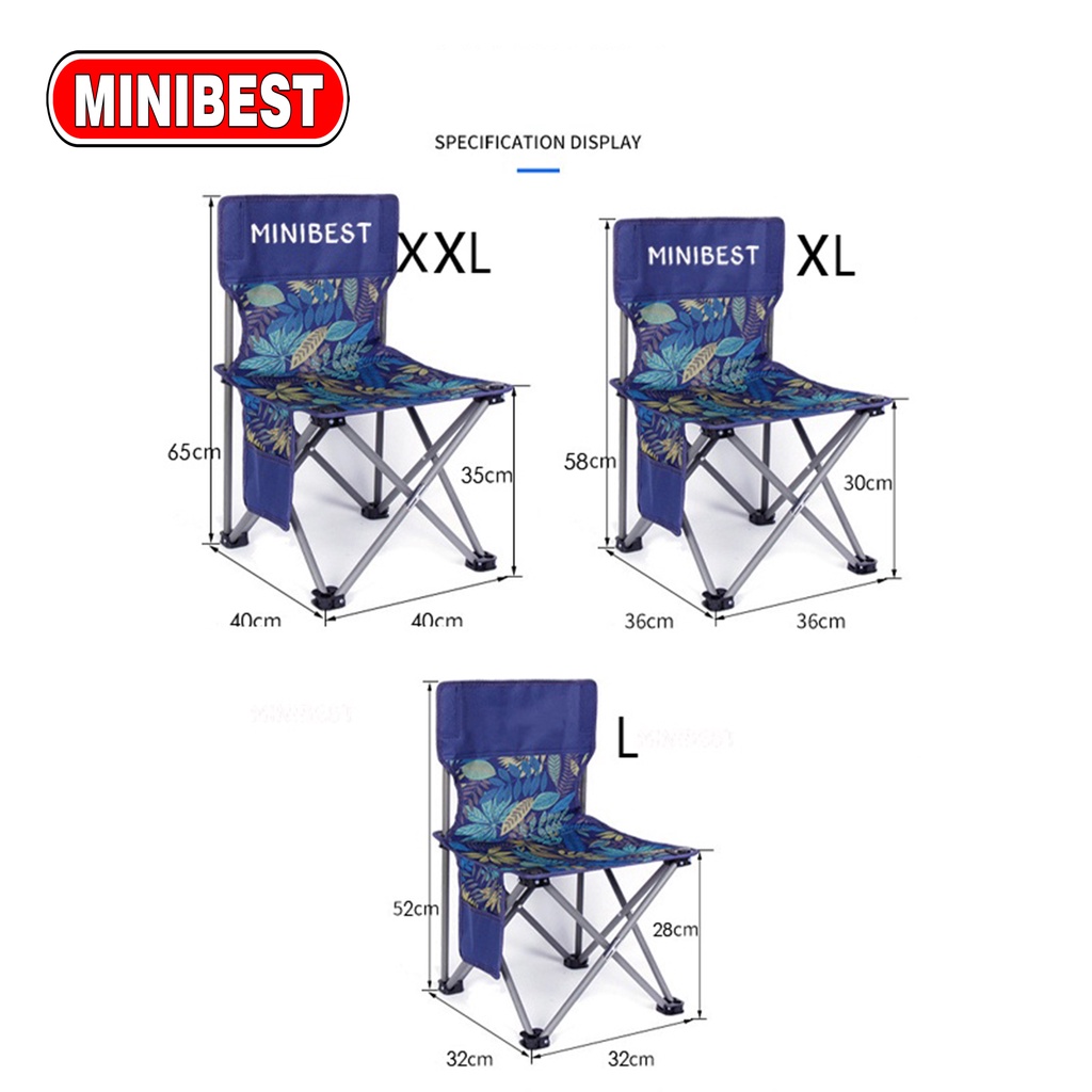 MB Bangku Lipat Mancing &amp; Kemah Outdoor Kursi Portable Camping Piknik Pancing / BANGKU JONGKOK /KURSI Ukuran XXL