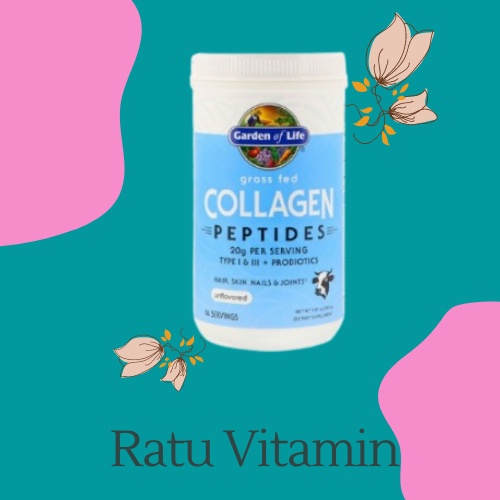 Garden Of Life Grass Fed Collagen Peptides Unflavored 280 g