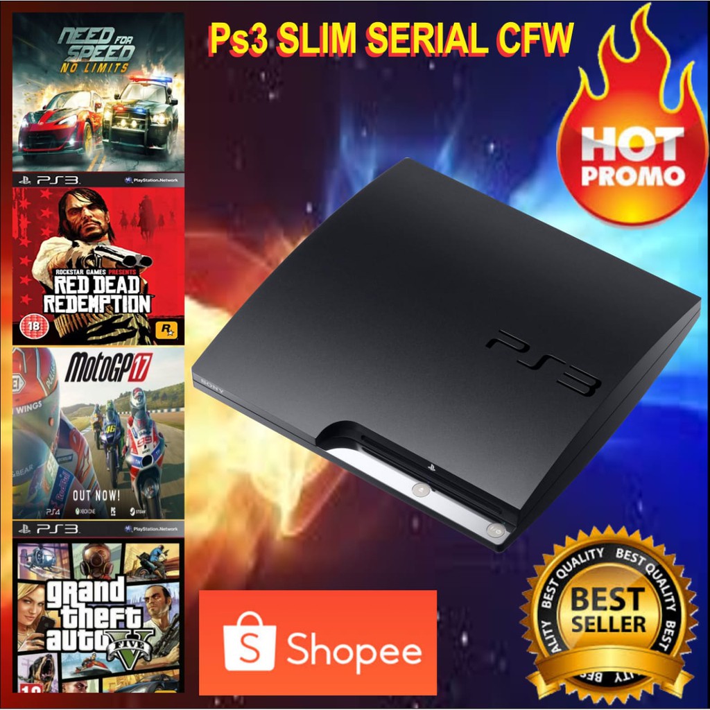 PS3 SLIM CFW SERI 25XX/3XXX 500GB FULL GAME | Shopee Indonesia