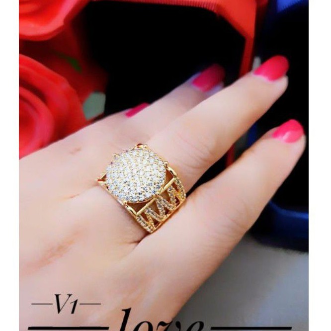 Xuping Perhiasan cincin gold terlaris 346f