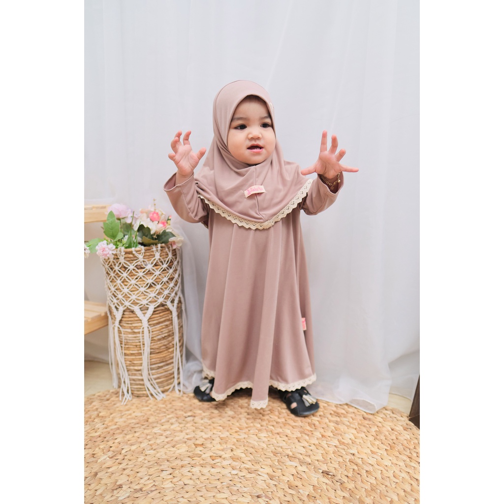 HONEYBLOSSOM gamis bayi polos daily / gamis bayi perempuan 6 12 bulan alesha
