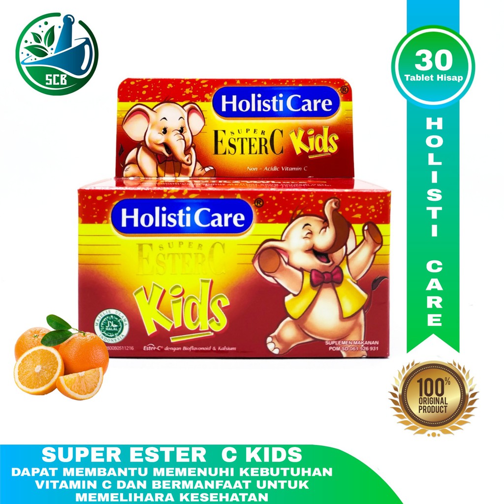 Ester C Holisticare Kids - Isi 30 Tablet