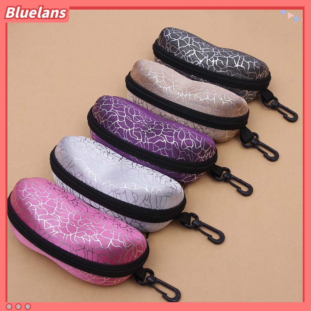 Bluelans Portable Crush Resistant Sun Glasses Spectacles Case Zipper Storage Box Holder