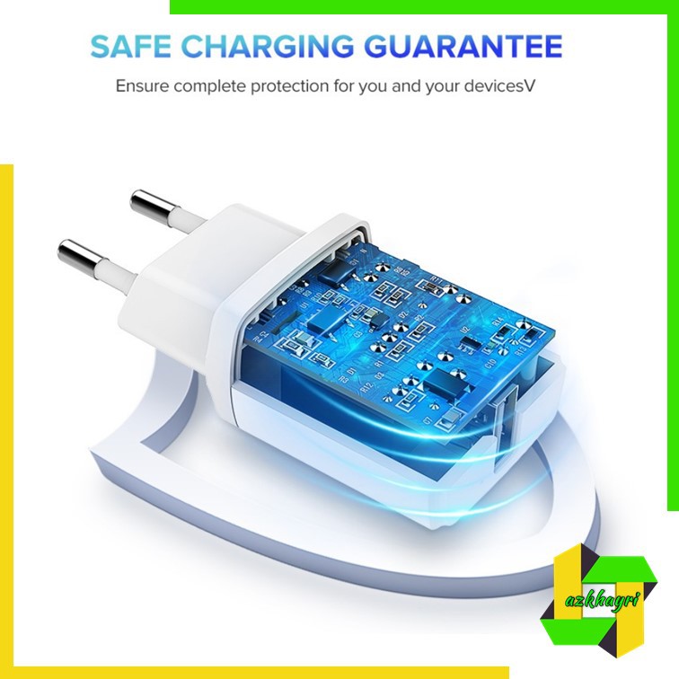 Ugreen Adapter Charger Dinding USB 5V 2.1A Fast Charging Plug EU