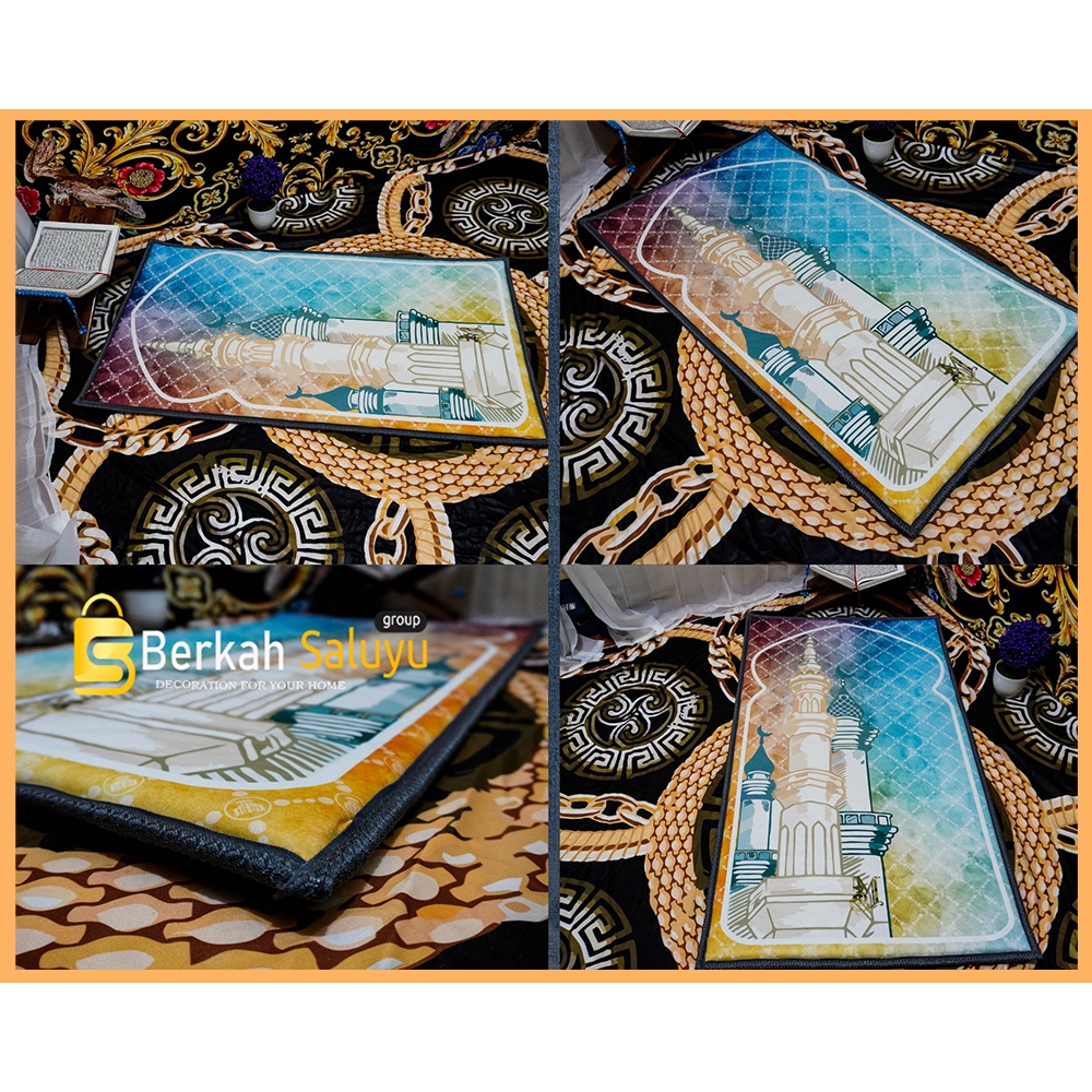 Sajadah Printing Premium Big 115x65cm Tebal SJM02