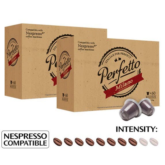 Nespresso Compatible Coffee Pods for Nespresso Coffee Machine-60PODS