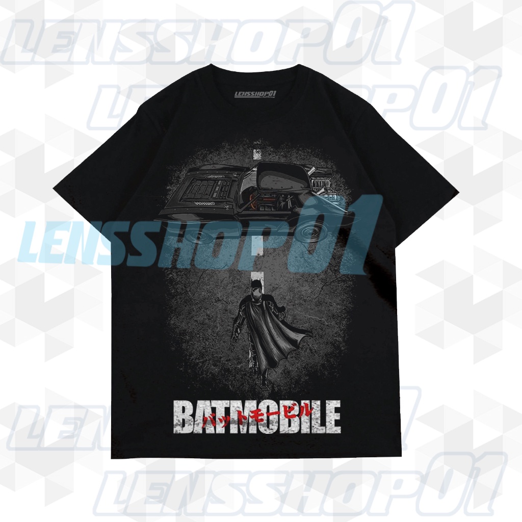 THE BATMAN X AKIRA BLACK VINTAGE TEE BOOTLEG, KAOS THE BATMAN  X AKIRA PREMIUM