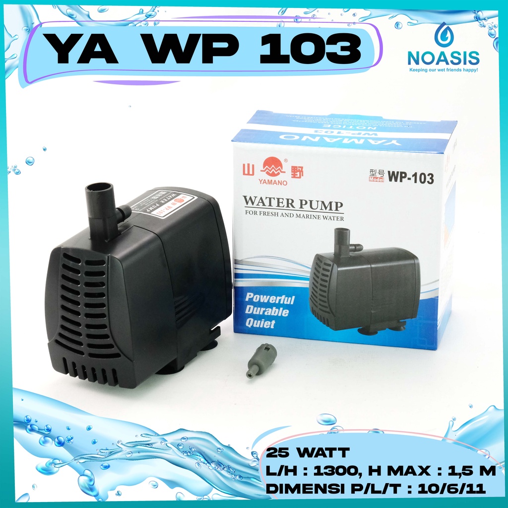 POMPA AIR YAMANO WP 103 AQUARIUM / POMPA CELUP YAMANO HIDROPONIK WP 103