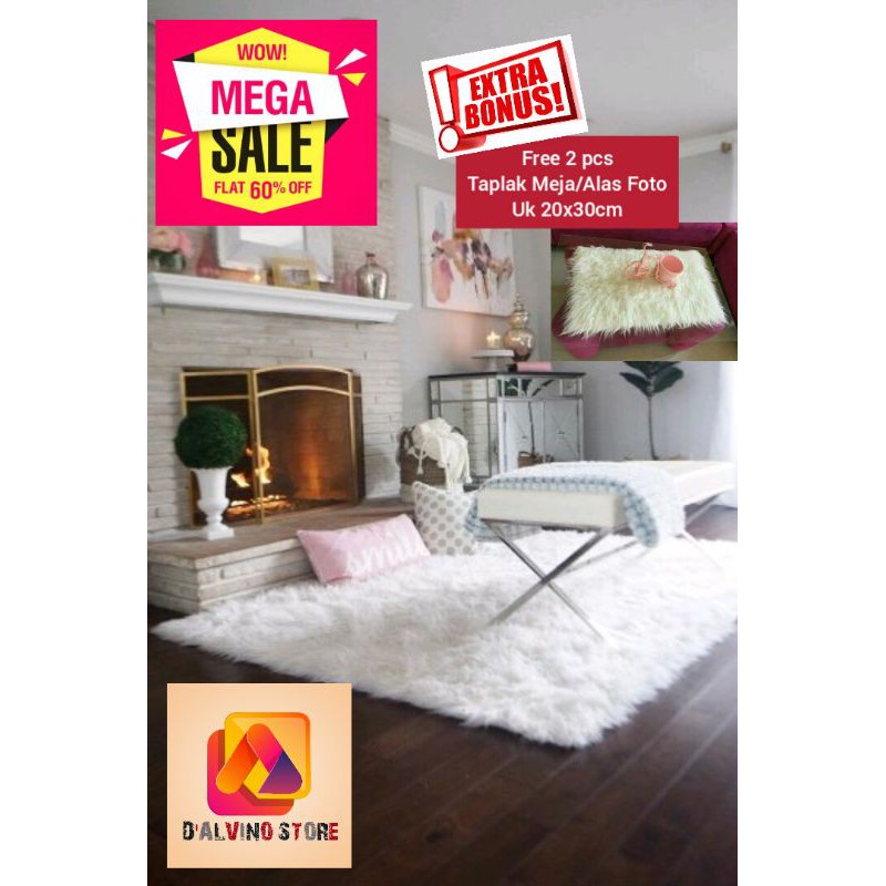 Karpet Bulu Import Asli Korea Bukan Rasfur