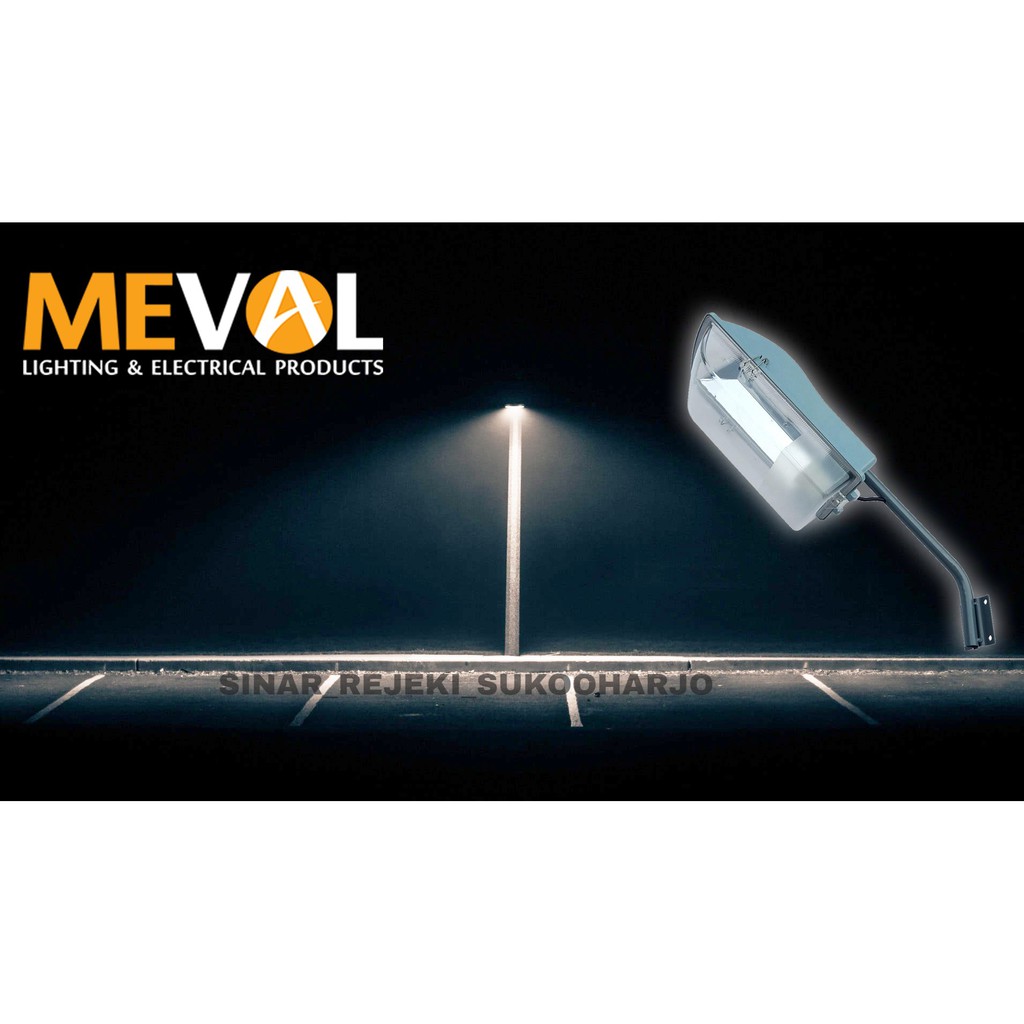 Meval Security Light / Rumah Fixture Lampu Jalan Meval
