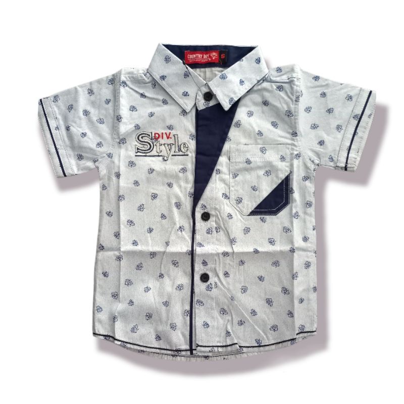 Kemeja Anak Country Doy 1-3 thn