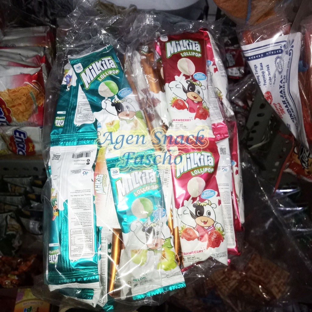 

Milkita Lollipop Renceng 6 gram (1pak isi 36 renceng)