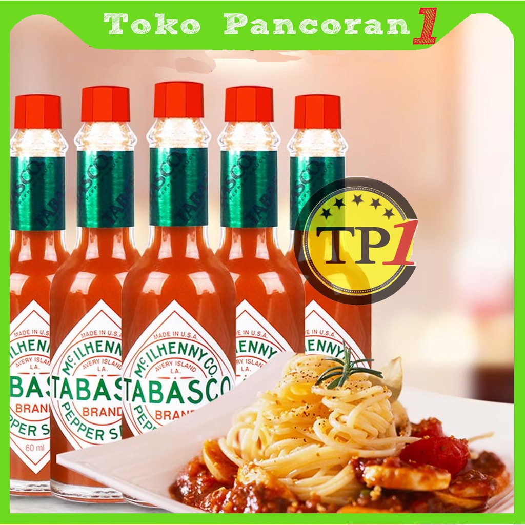 Tabasco Papper Sauce 60 ml  / McILHENNY / Tobasco Red Papper / Saus Cabai Halal