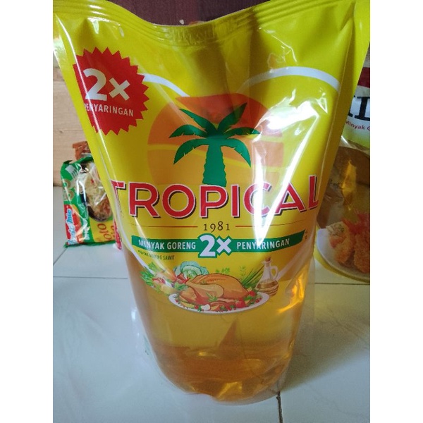 

Minyak goreng Tropical 2L pouch