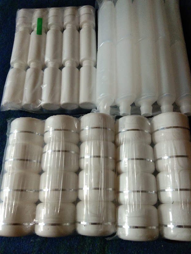 Pot Cream 30 Gr Putih List Silver (free Bubble Wrap)