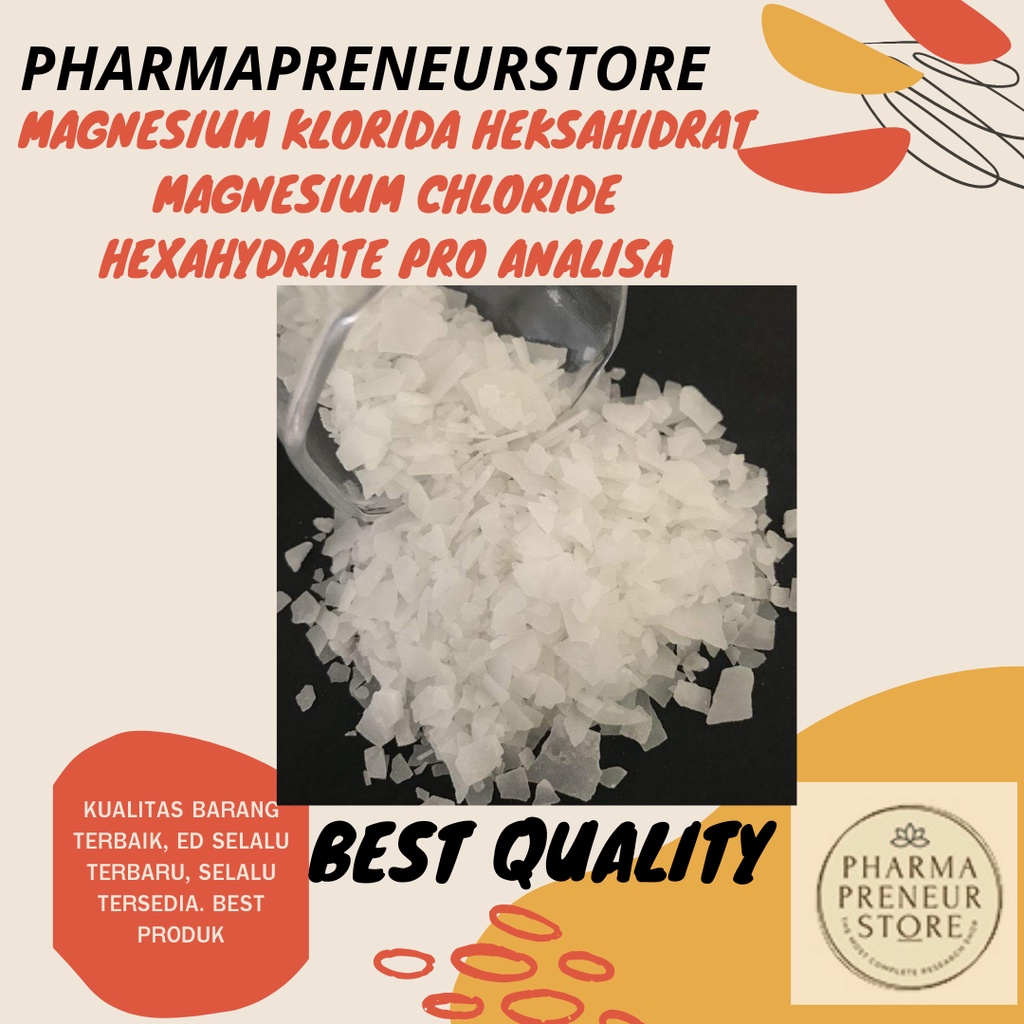 Jual MAGNESIUM KLORIDA HEKSAHIDRAT / MAGNESIUM CHLORIDE HEXAHYDRATE
