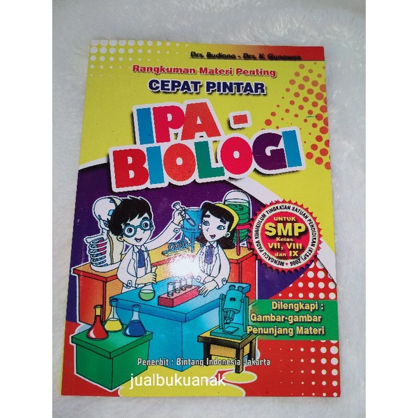 Buku Rangkuman IPA-Biologi,Buku cepat pintar IPA untuk SMP