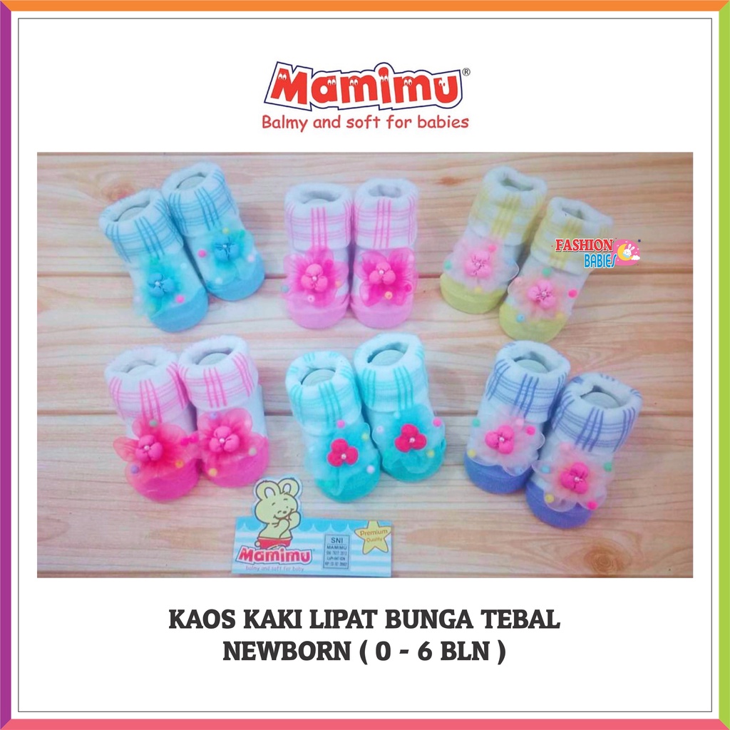 ❤ FashionBabies ❤ MAMIMU KAOSKAKI LIPAT BUNGA / KAOS KAKI ANAK PREMIUM TEBAL