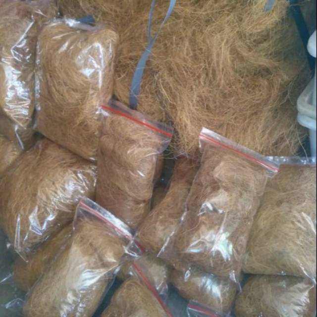 Pot kerucut sabut tanaman hias anyaman COCOFIBER ROPE POT TEMPEL HIAS