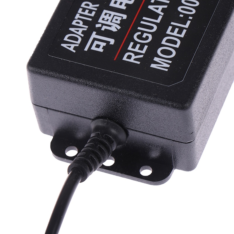 (LUCKID) Adapter Power Supply AC / DC 3-12V 5A Voltase Adjustable