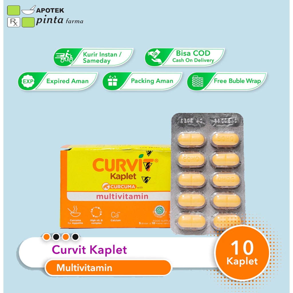 Curvit 10 Kaplet penambah nafsu makan