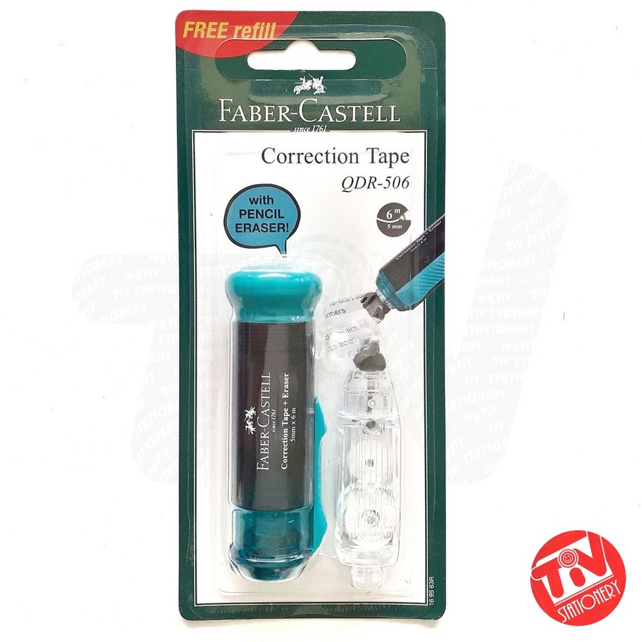 

TipEx Kertas/ Correction Tape Faber Castell QDR-506 + Refill