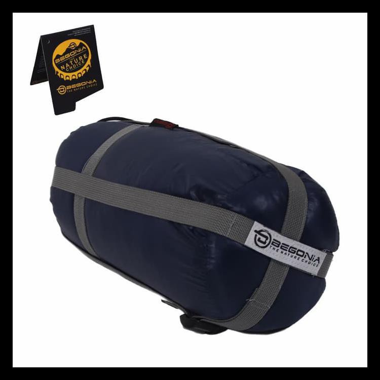 Sleeping bag bulu angsa sleeping bag begonia dudinka navy original Kode 622