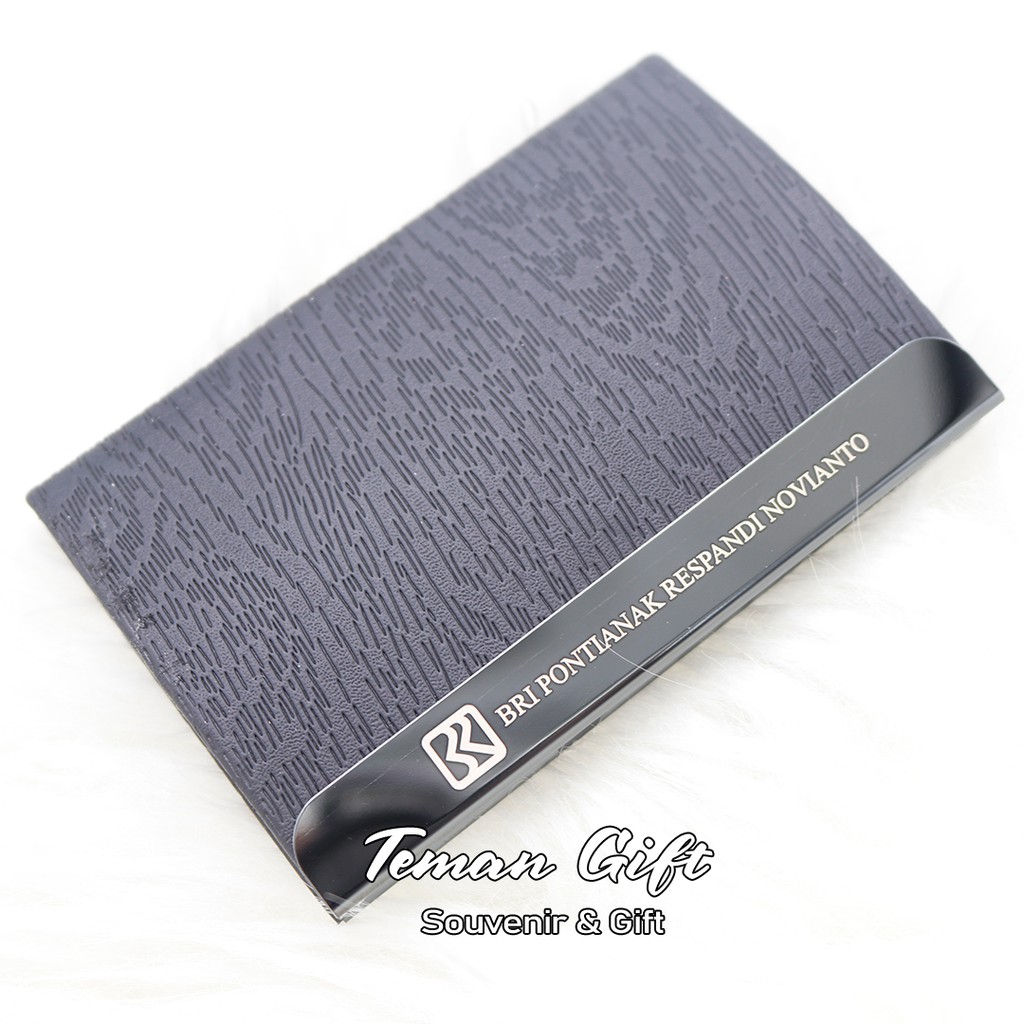 

Name Card Holder NC 15/ Tempat Kartu Nama Kulit Stainless Bisa Custom NC 15