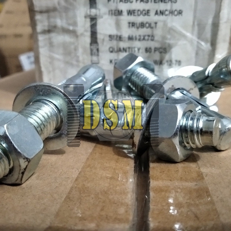 Angkur Trubolt 12x70 / Wedge Anchor M12 x 70 (7 CM)