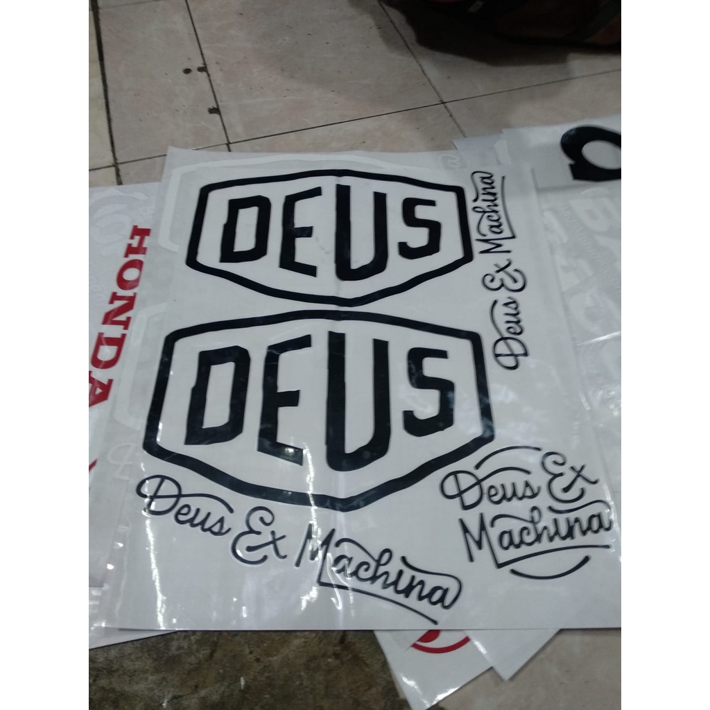 CUTTING STICKER DEUS SCOOPY NEW